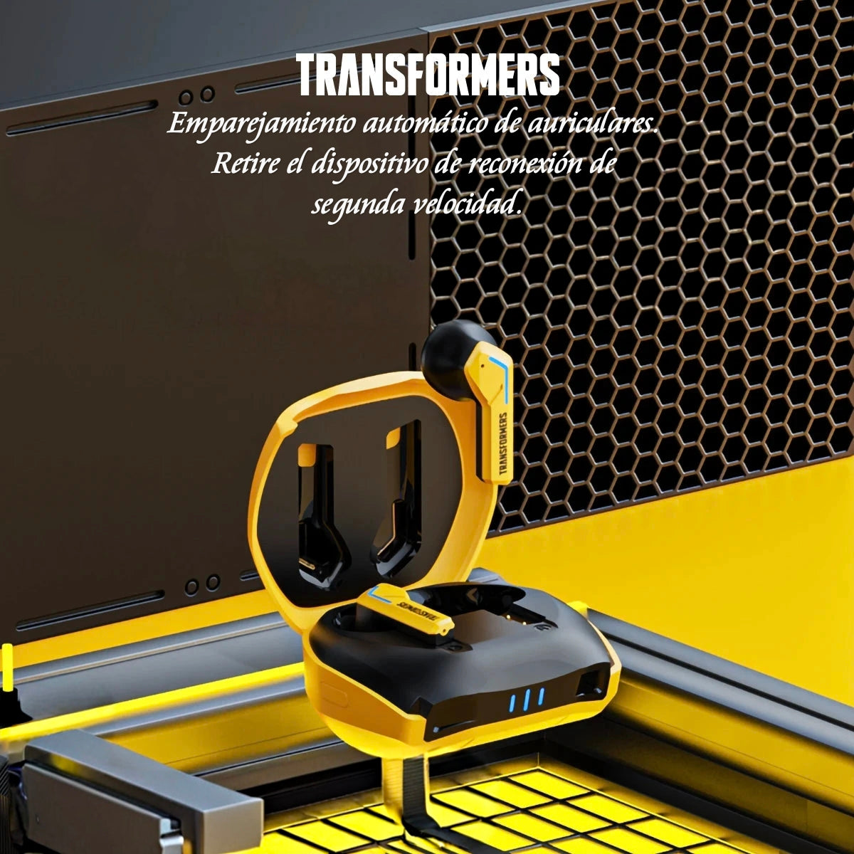 Auriculares inalámbricos Bluetooth Transformers TF-T06 5.3 TWS con cancelación de ruido, sonido estéreo para música y juego