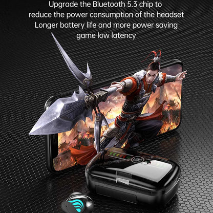 Yisen M27 Wireless Bluetooth Hearing Aid TWS LED Earphones Power Display Stereo Earphones