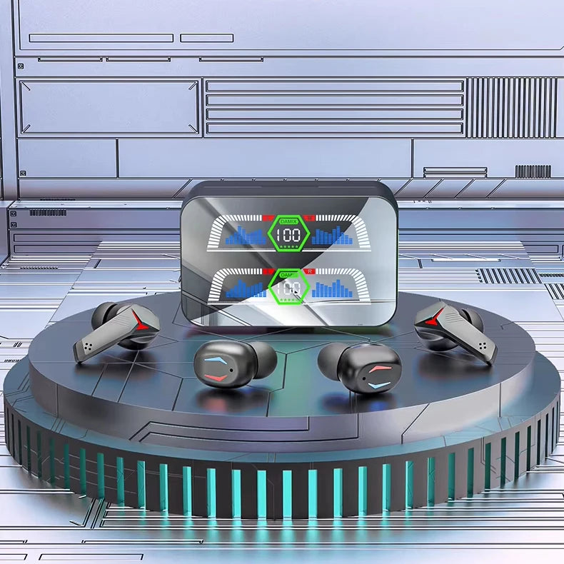 Popular BT 5.5 DX-42 TWS Earphone Wireless Earbuds Headset Hearing Aid Headphone HiFi Stereo Gaming Earbuds Double Pair