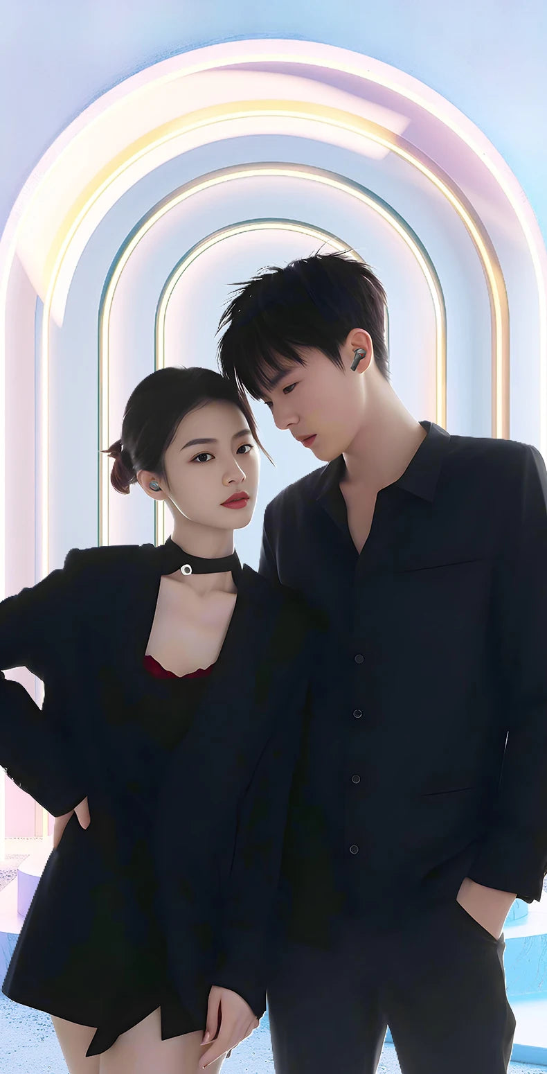 Popular BT 5.5 DX-42 TWS Earphone Wireless Earbuds Headset Hearing Aid Headphone HiFi Stereo Gaming Earbuds Double Pair