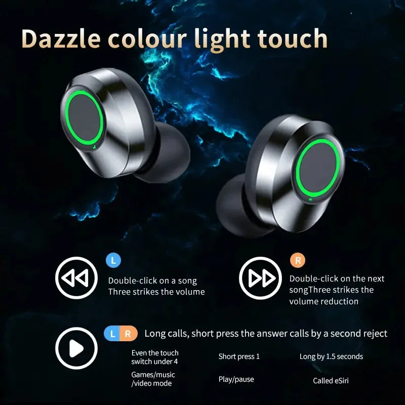 Yd03 Tws BT Earbud Wireless Headphone Hifi Stereo Sport Waterproof Earbuds Headset Gamer Hearing Aid With Mic Handfree