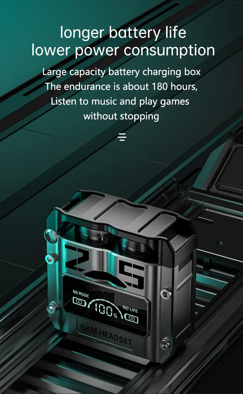 TWS Wireless Earbuds M25 Earphone Music Gaming Headset LED Battery Indicator V5.3 Inalamb Hearing Aid Phone Buds Audifonos