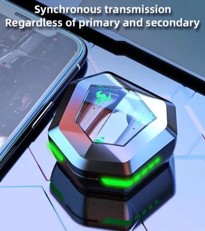 N35 True Wireless Gaming Earbuds & Earphones TWS Noise Cancelling with LED Digital Display Waterproof for Sports Hearing Aid Use