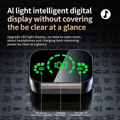 Yd03 Tws BT Earbud Wireless Headphone Hifi Stereo Sport Waterproof Earbuds Headset Gamer Hearing Aid With Mic Handfree