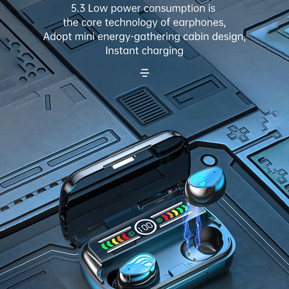 Yisen M27 Wireless Bluetooth Hearing Aid TWS LED Earphones Power Display Stereo Earphones