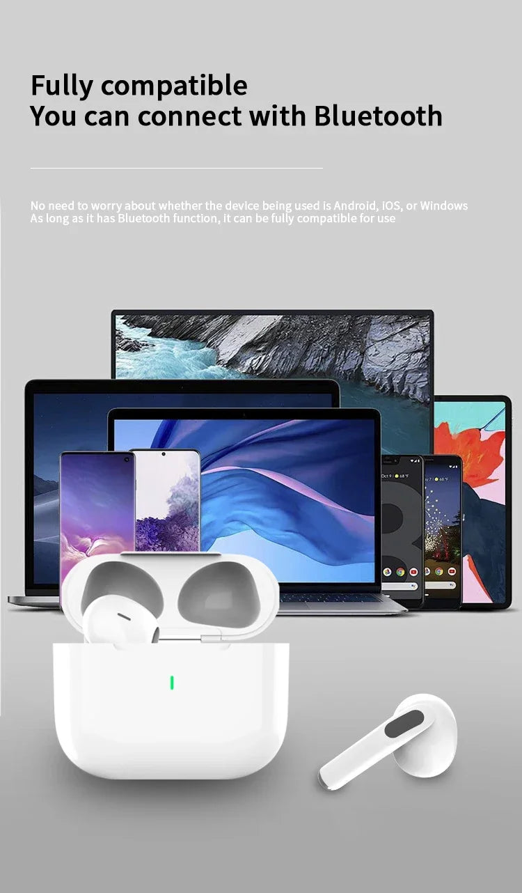 Original Air Pro True Wireless Bluetooth Earphones Headphones HiFi Sound Low Latency Noise Reduction Earbuds for IPhone Android