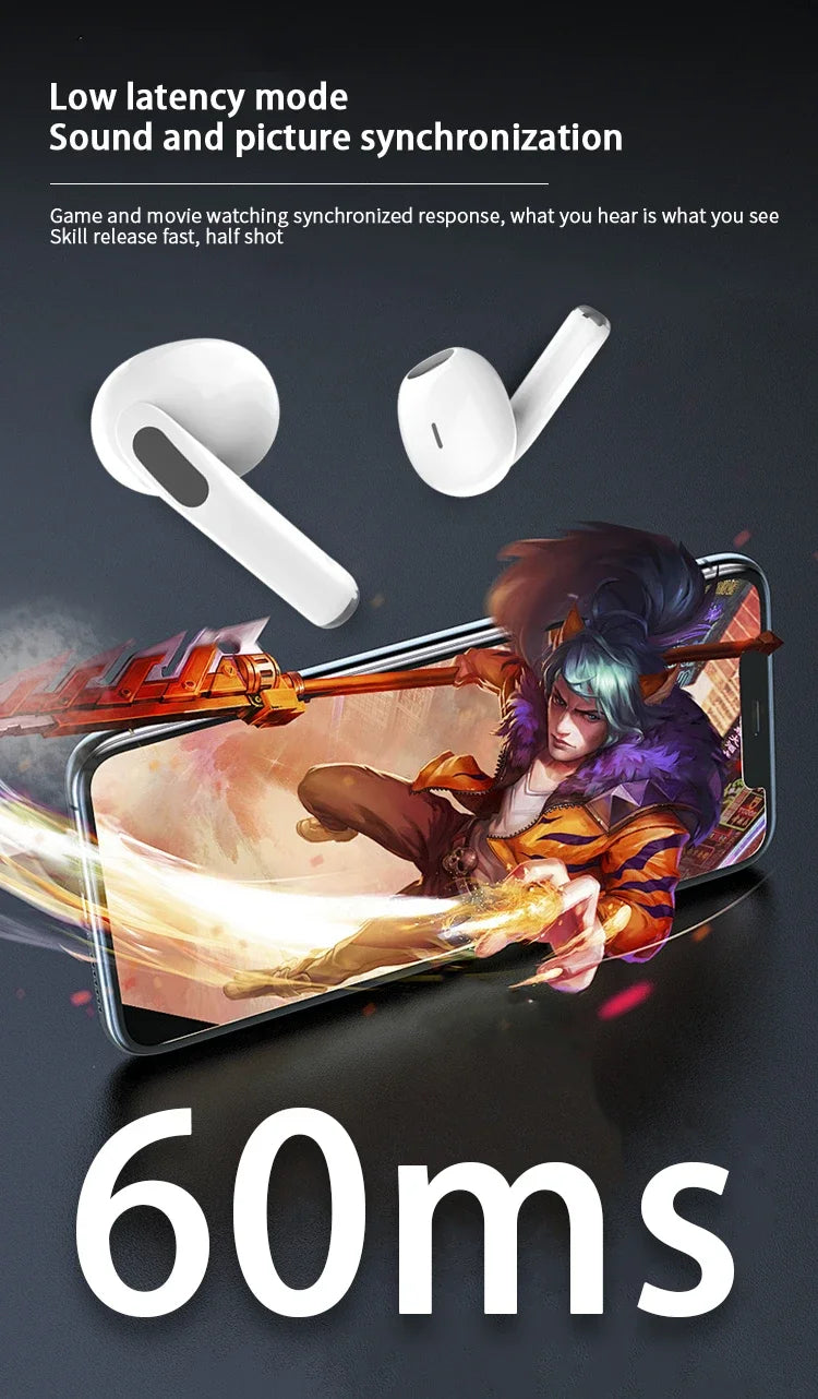 Original Air Pro True Wireless Bluetooth Earphones Headphones HiFi Sound Low Latency Noise Reduction Earbuds for IPhone Android