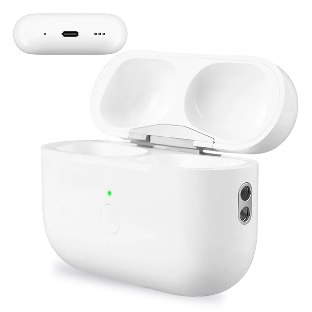 Wireless Charging Case Replacement for Airpods Pro 1 2 3 Earphone Charger Box with Bluetooth Pairing Sync Button &450mAh Battery