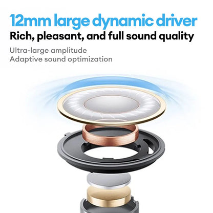 New Lenovo LE209 Wireless Bluetooth Earphone ANC Noise Reduction HiFi Music Bluetooth Headphone 30H Battery Life Gaming Headset