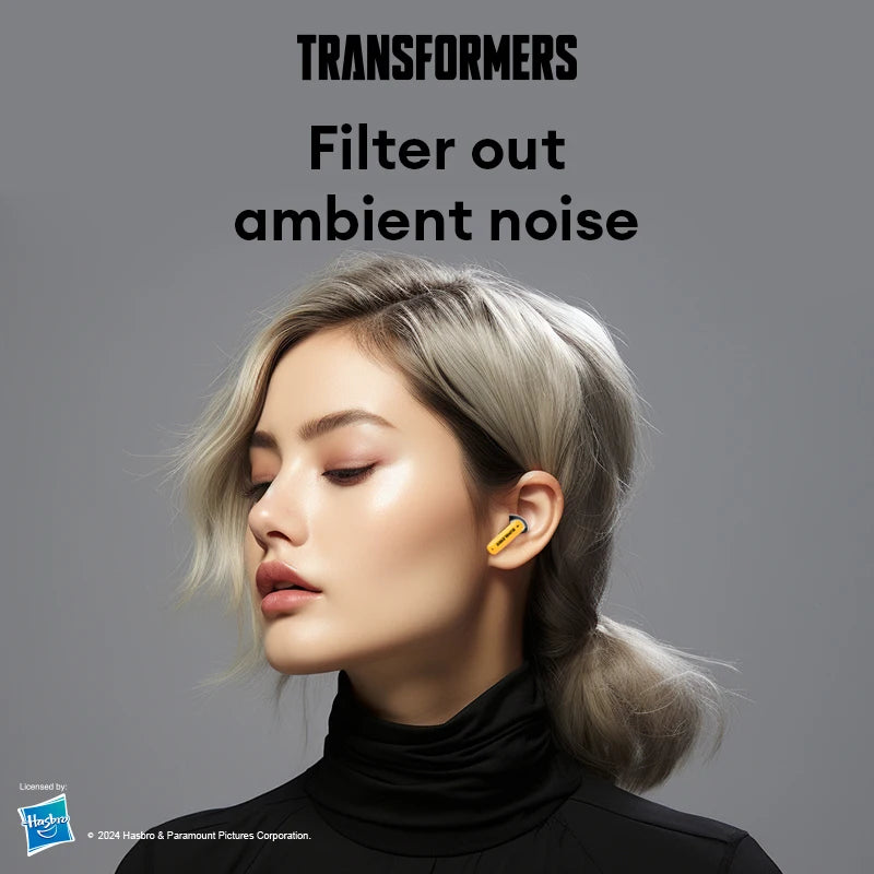 Choice TRANSFORMERS TF-T51 Wireless Earphones  Bluetooth 5.4  HD Call Headphones HiFi Stereo  Long EnduranceLow Latency Earbuds