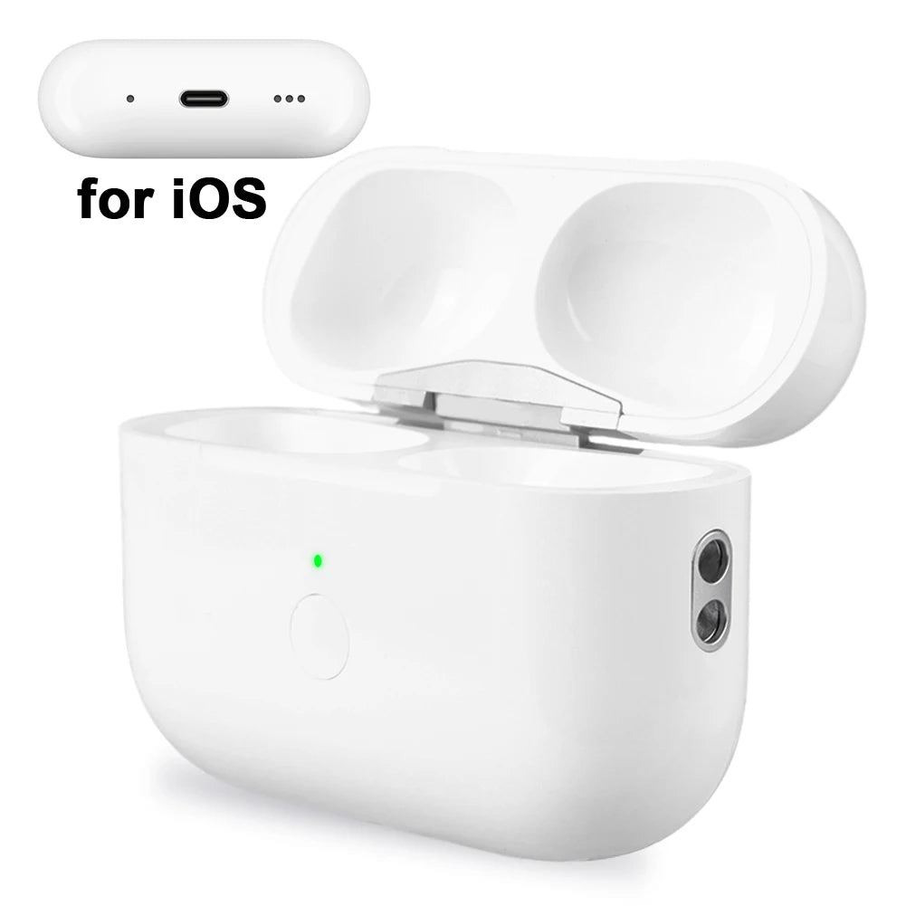 Wireless Charging Case Replacement for Airpods Pro 1 2 3 Earphone Charger Box with Bluetooth Pairing Sync Button &450mAh Battery